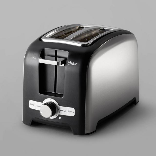 Oster 2 Slice Wide Slot Toaster - Brushed Stainless Steel 2153501