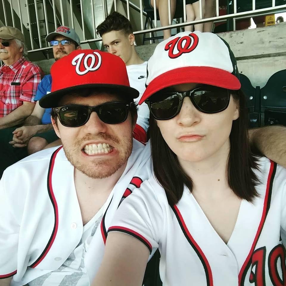 Check out that guy behind us. Not amused.