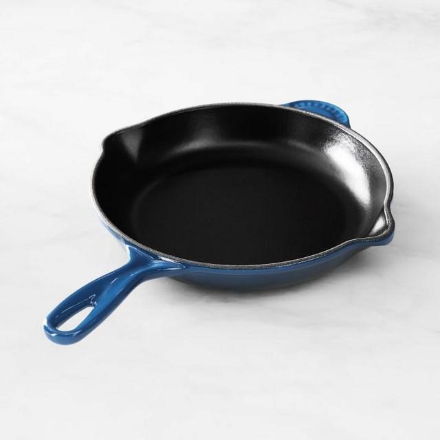 Le Creuset Signature Enameled Cast Iron Skillet Fry Pan, 9", Lapis