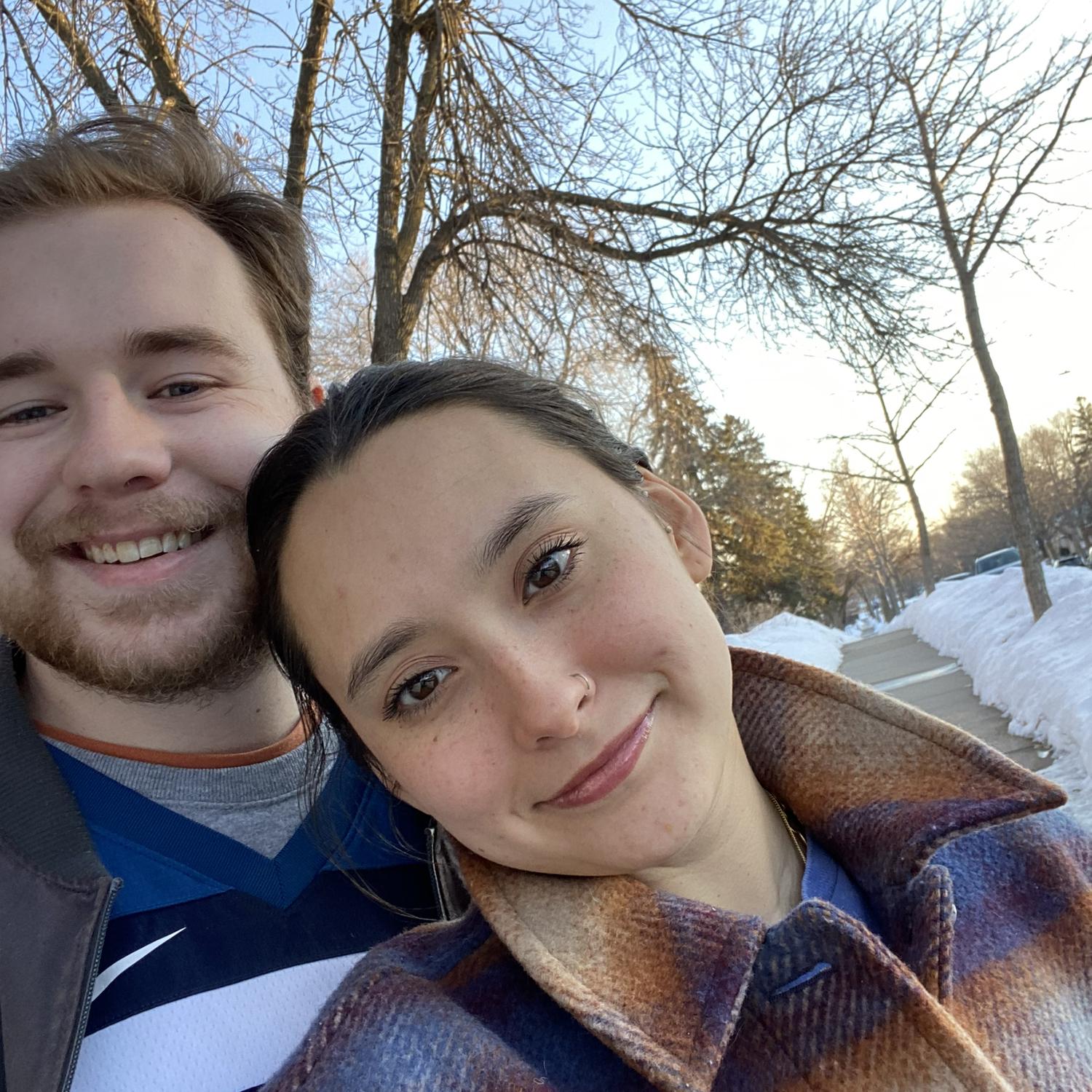 Going to our favorite winter pastime, watching the timberwolves