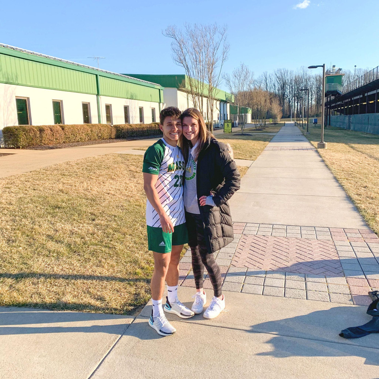 Visits to GMU freshman year of college to watch Evan's soccer games