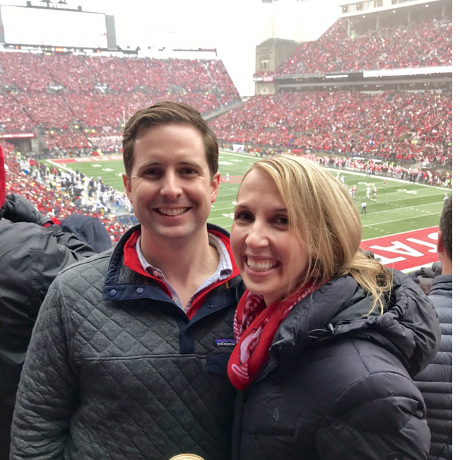 Our first Buckeye game together.