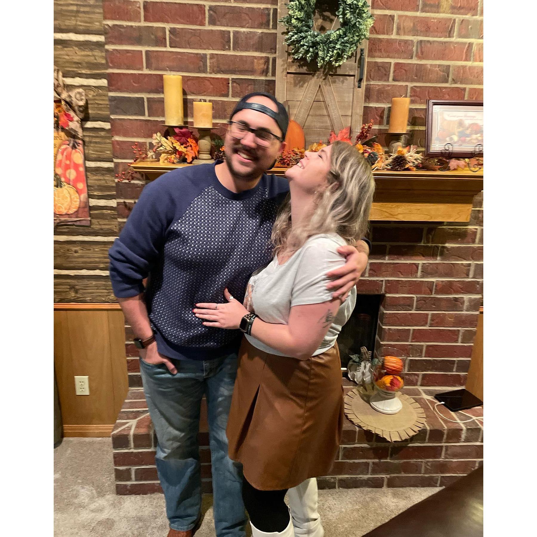 Our first Thanksgiving together!