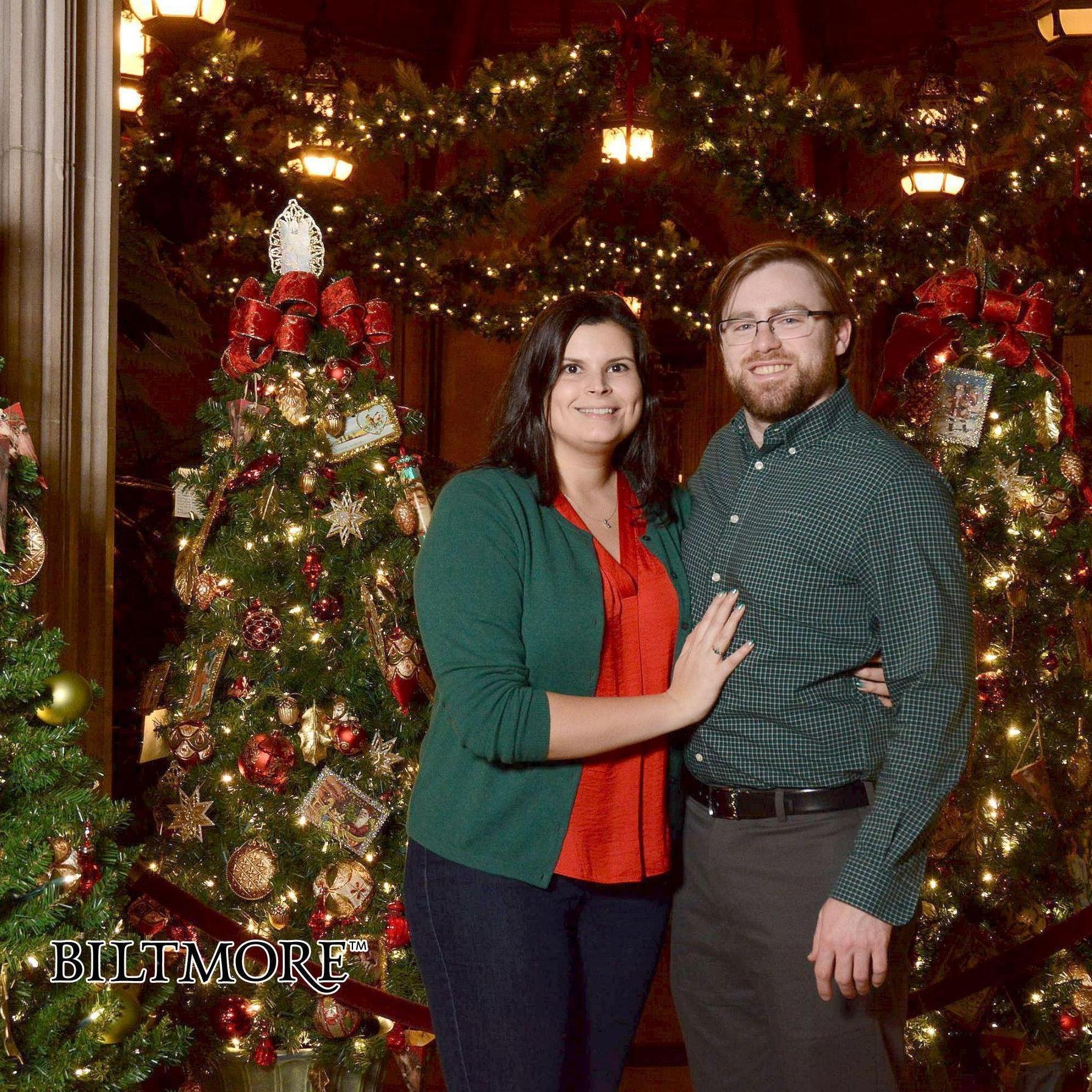 Christmas 2018 - The day before we got engaged - Biltmore, Asheville 2018