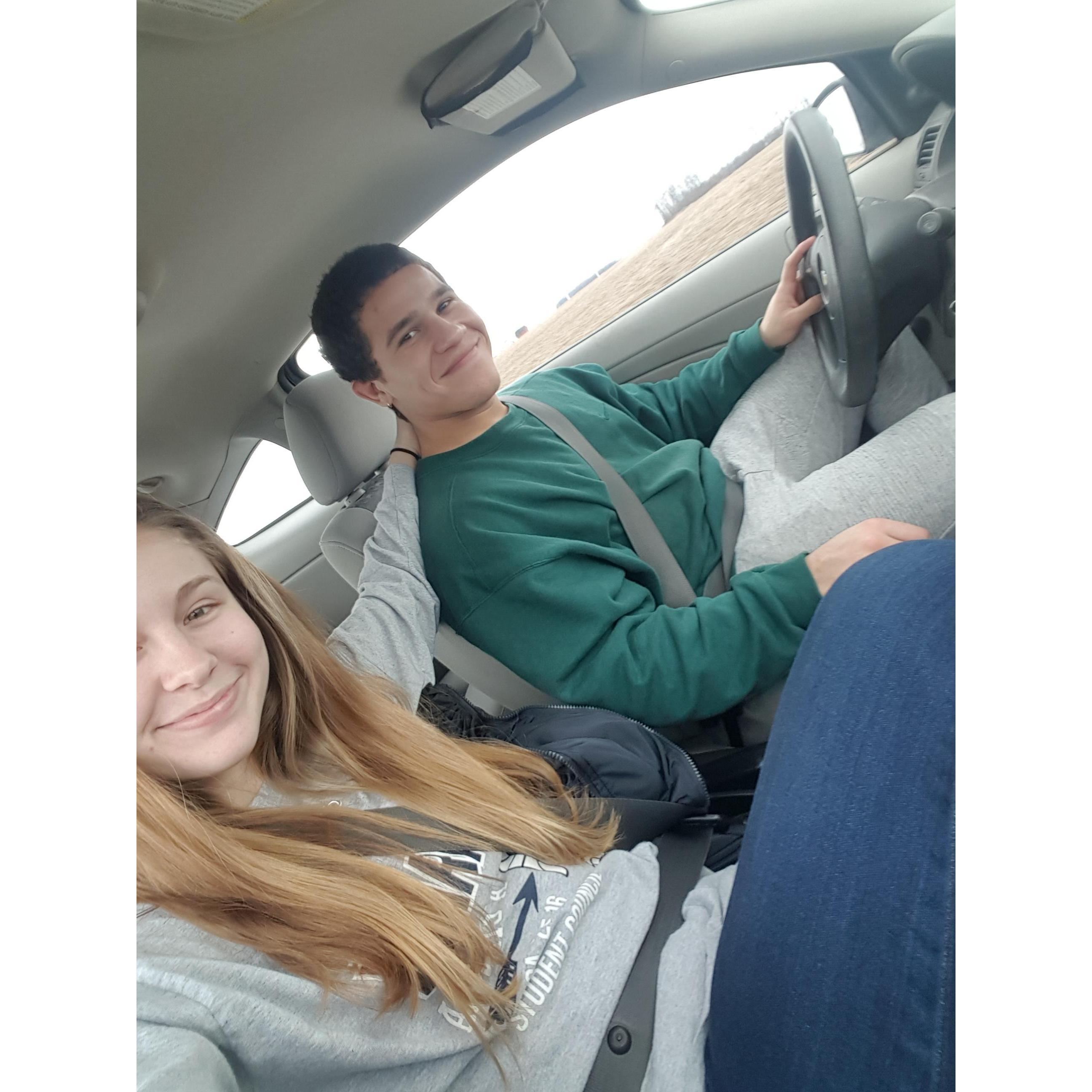 Rachel's first trip to the Terrell's in Chicago (February 2018)