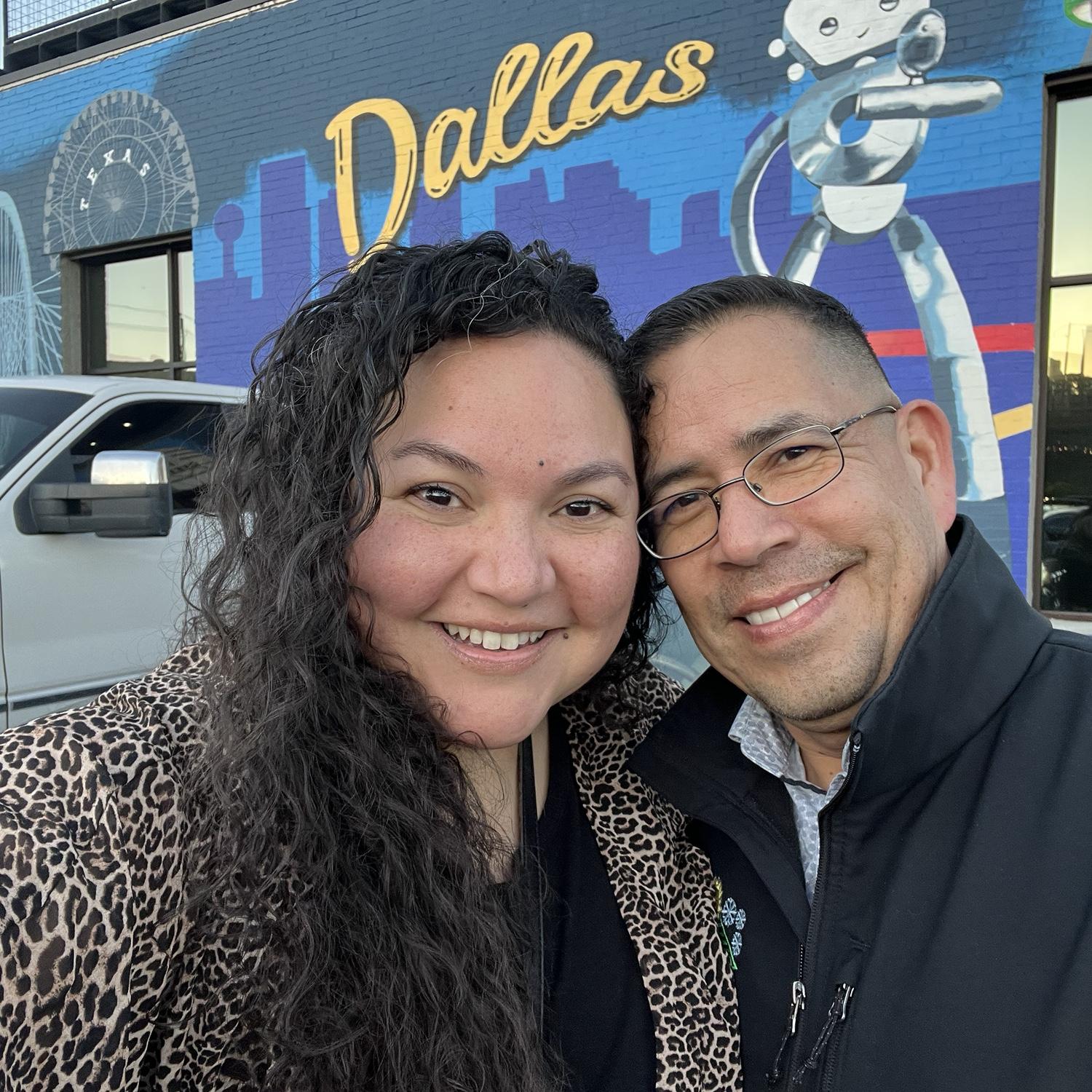 Our first out of town excursion together in Dallas, Texas!