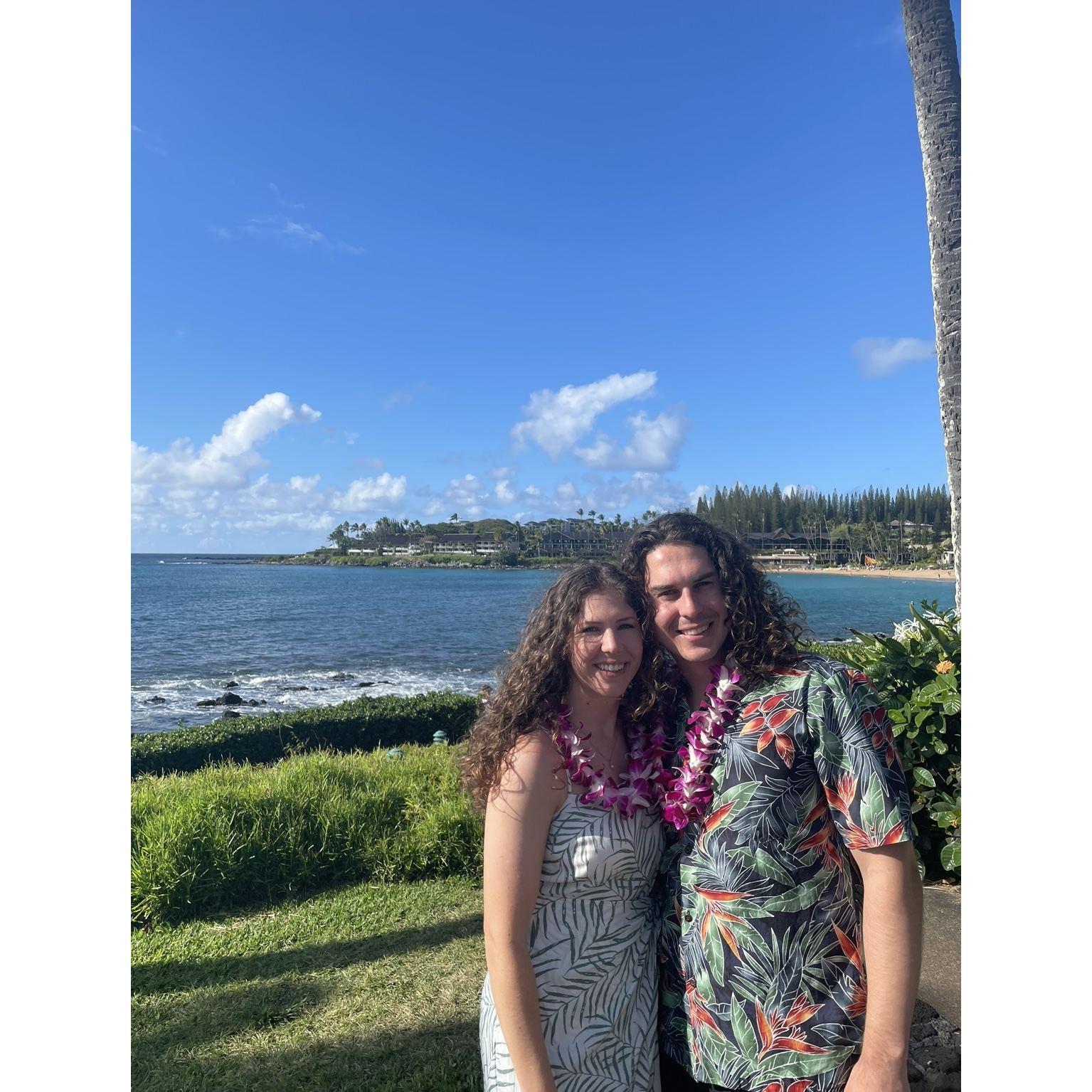 Just before the engagement- Maui 2021