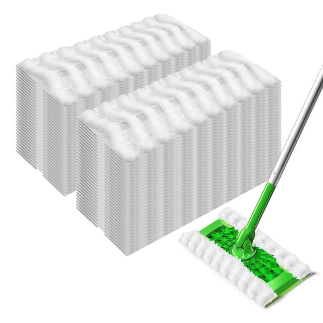 AIR U+ Upgraded Heavy Duty Pet Dry Sweeper Pads for Swiffer Dry Sweeping Cloths Refills, 60 Count