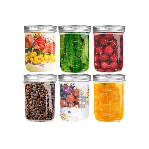 Mason Jars 16 oz with Lids
