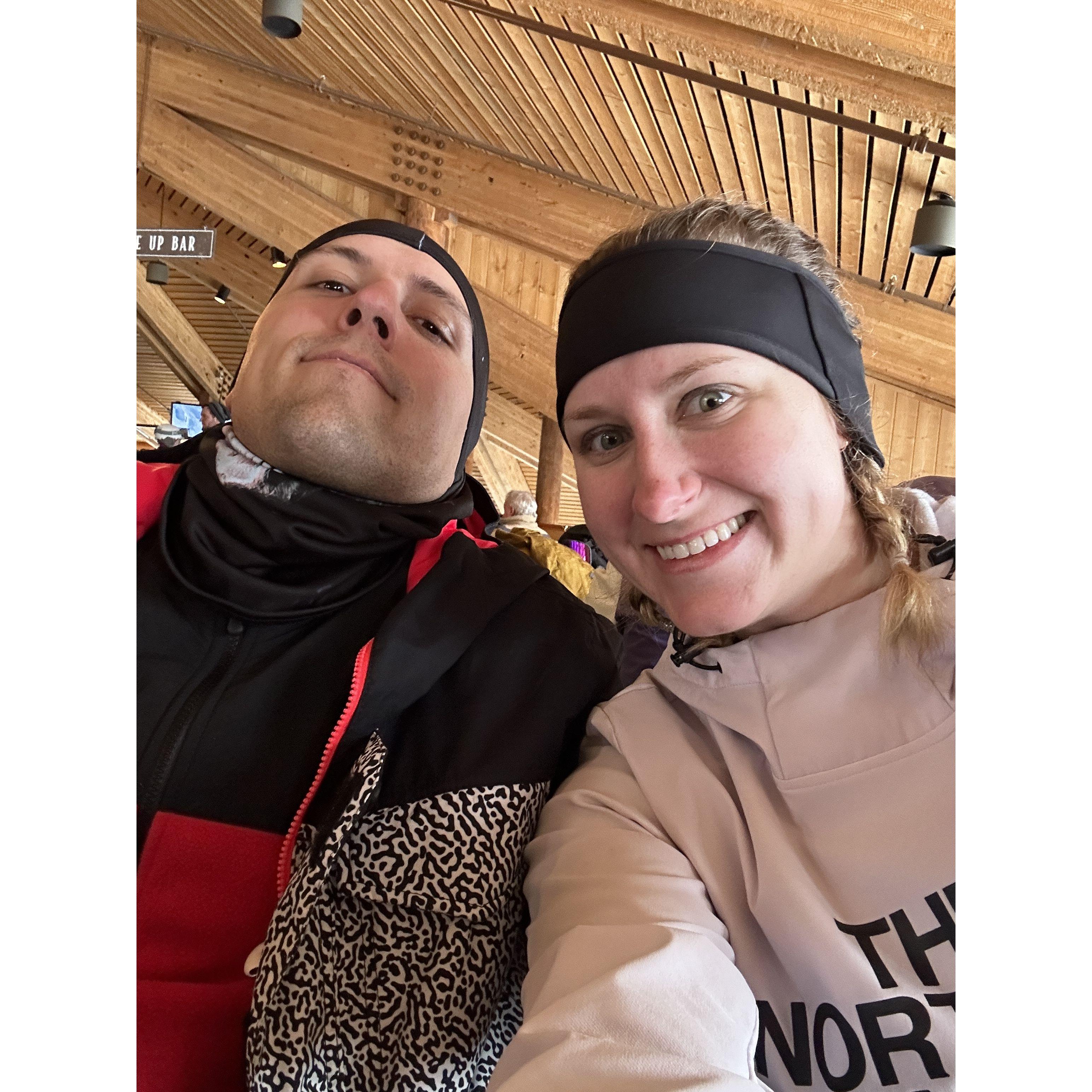 We really take the best photos when we're on the mountain.