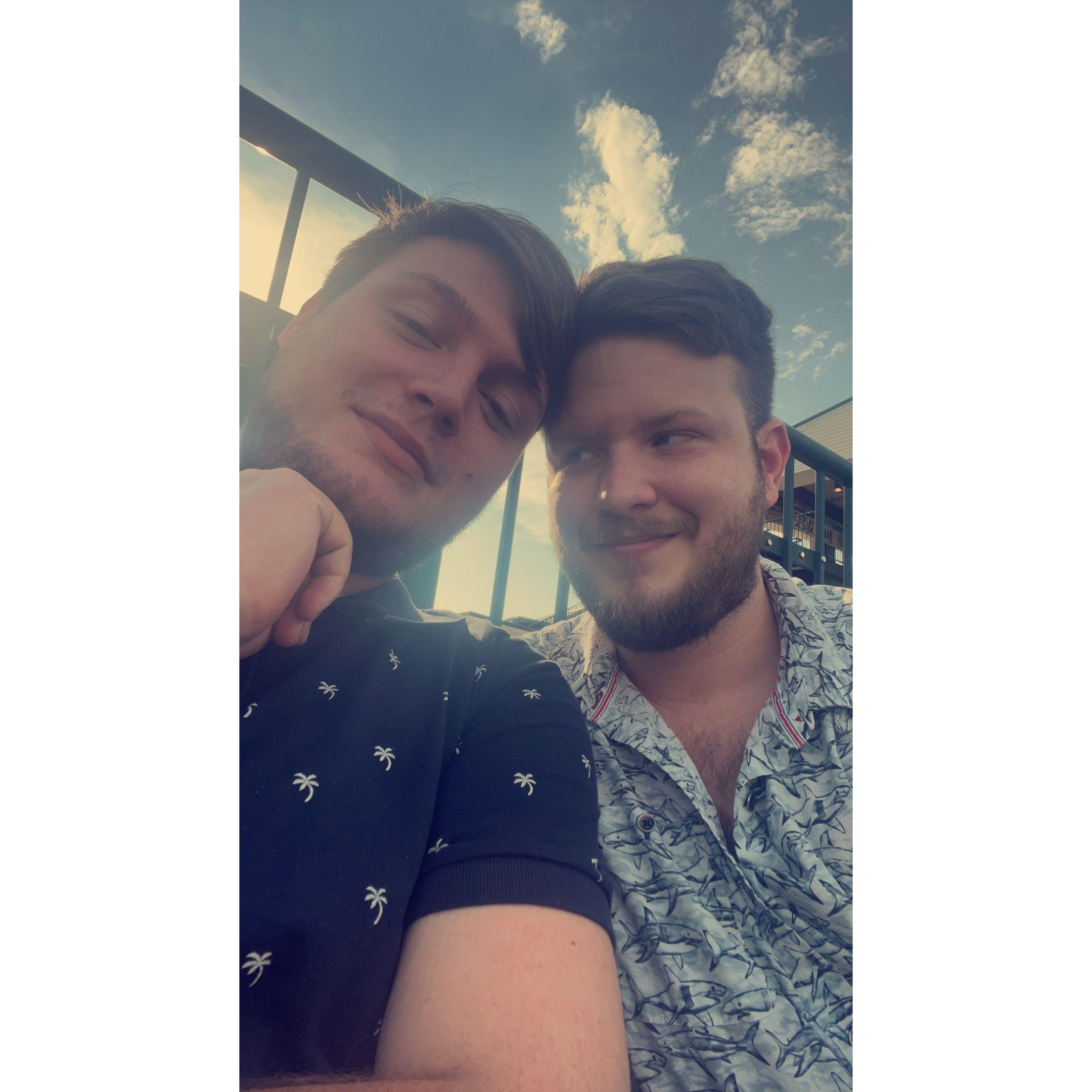 I took Wayne to a Greensboro Grasshopper game! We had such a good time and he told everyone about it afterwards!