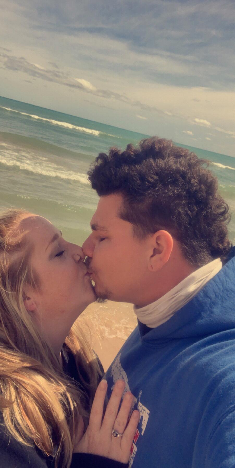 The day he FINALLY popped the question 😍💍