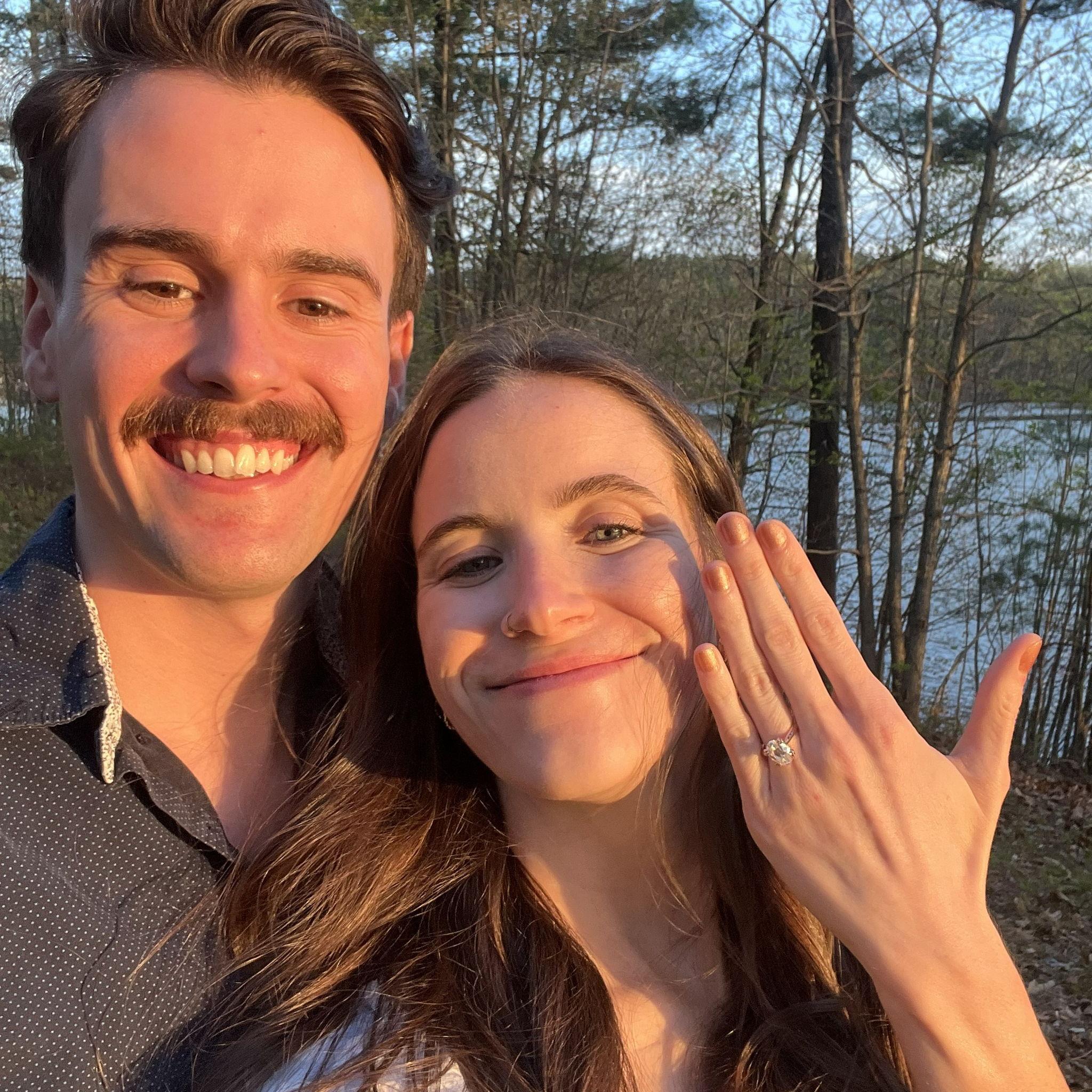 The day we got engaged!