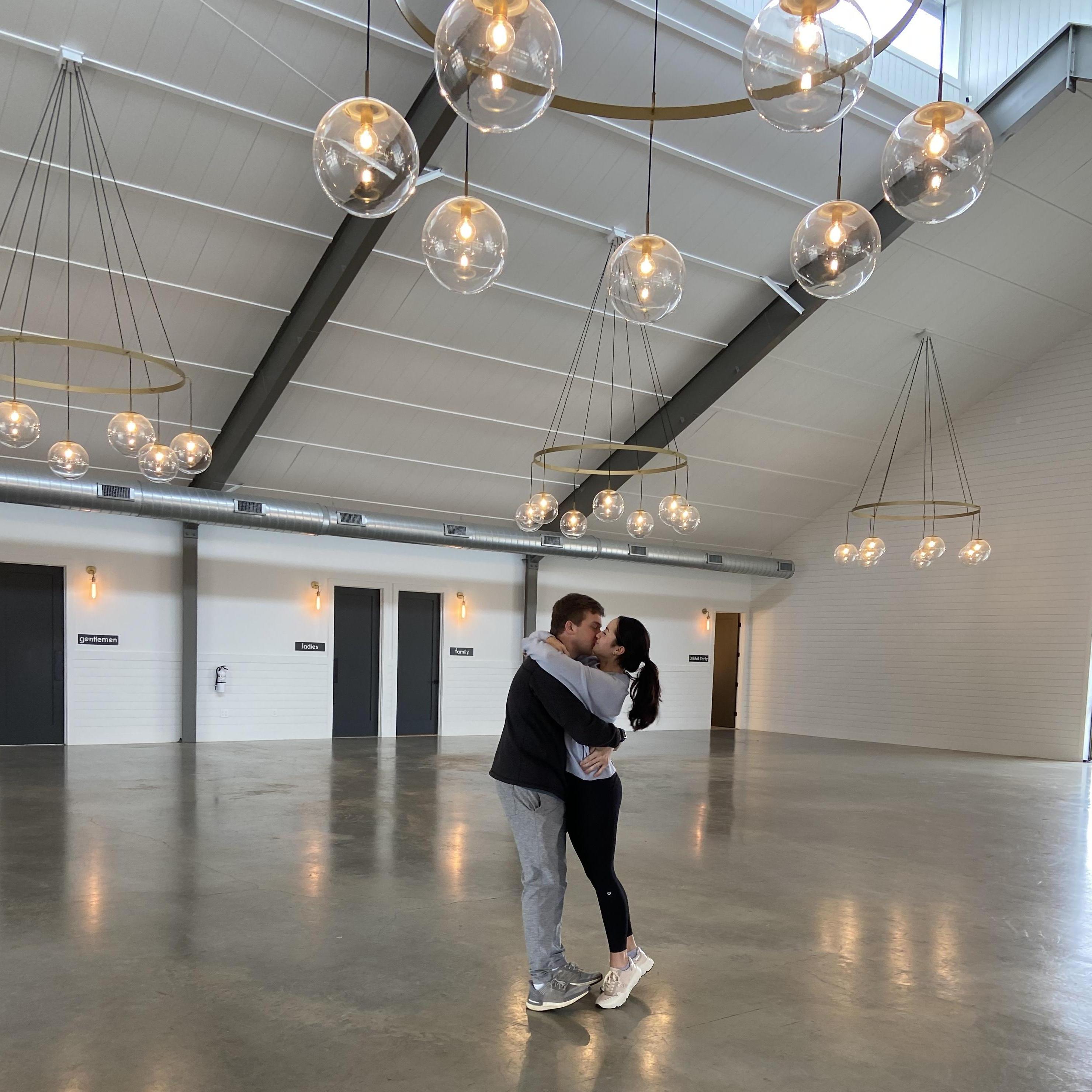 When we said "yes" to the venue!