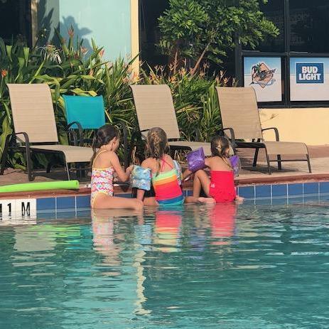 The day that started it all! The first time the girls hung out together at Hurricane Charley's.