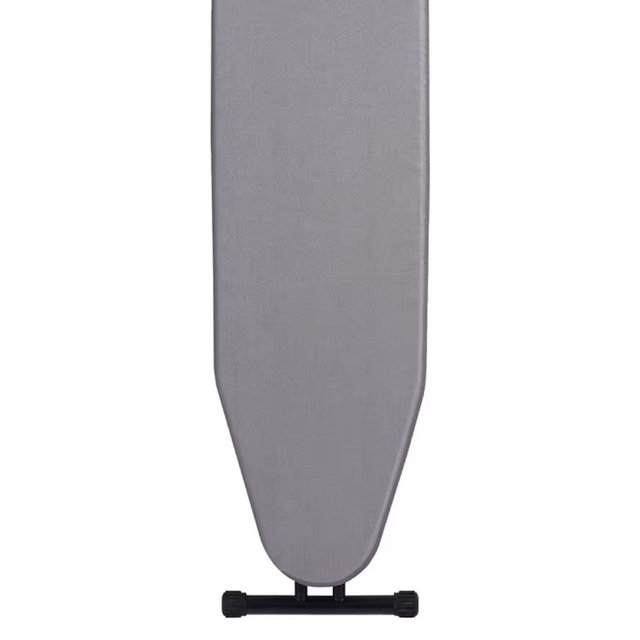 Deluxe Ironing Board with Heat Resistant Cover and Thicken Felt Pad, Heavy Sturdy Legs,Full Size Hanger Iron Board,Foldable (L-Grey)