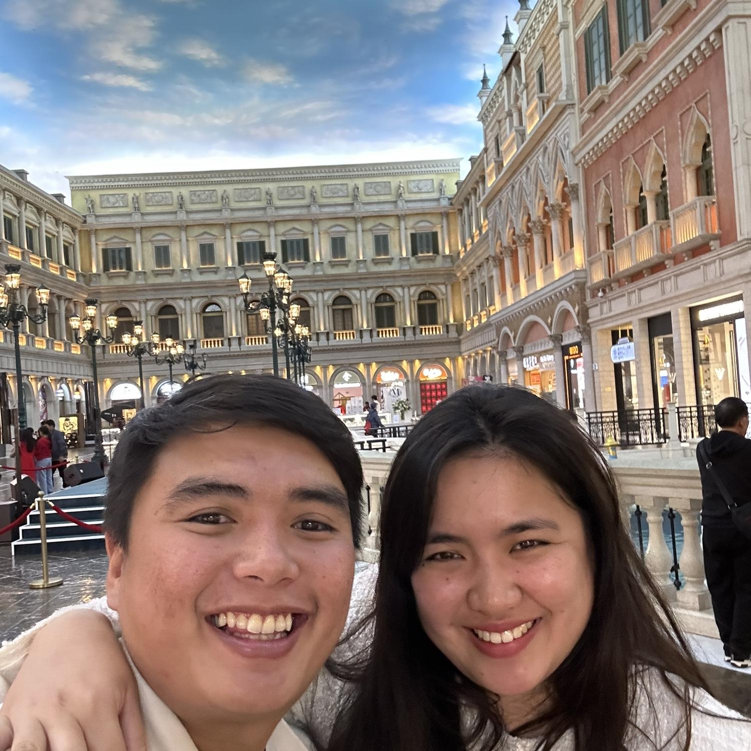 "We explored Macau. Of course, we gambled… but we made sure to eat more free food from the casino than the amount we played.