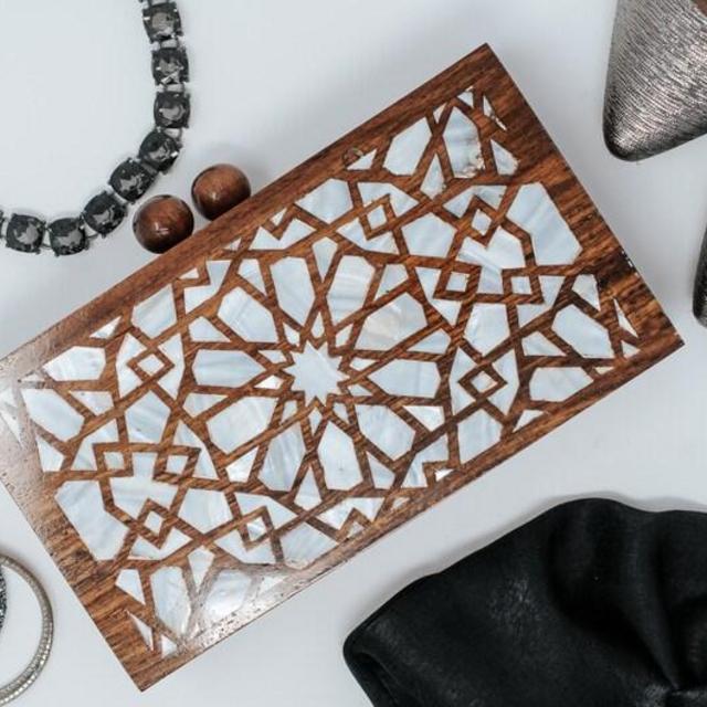 Wooden Clutch