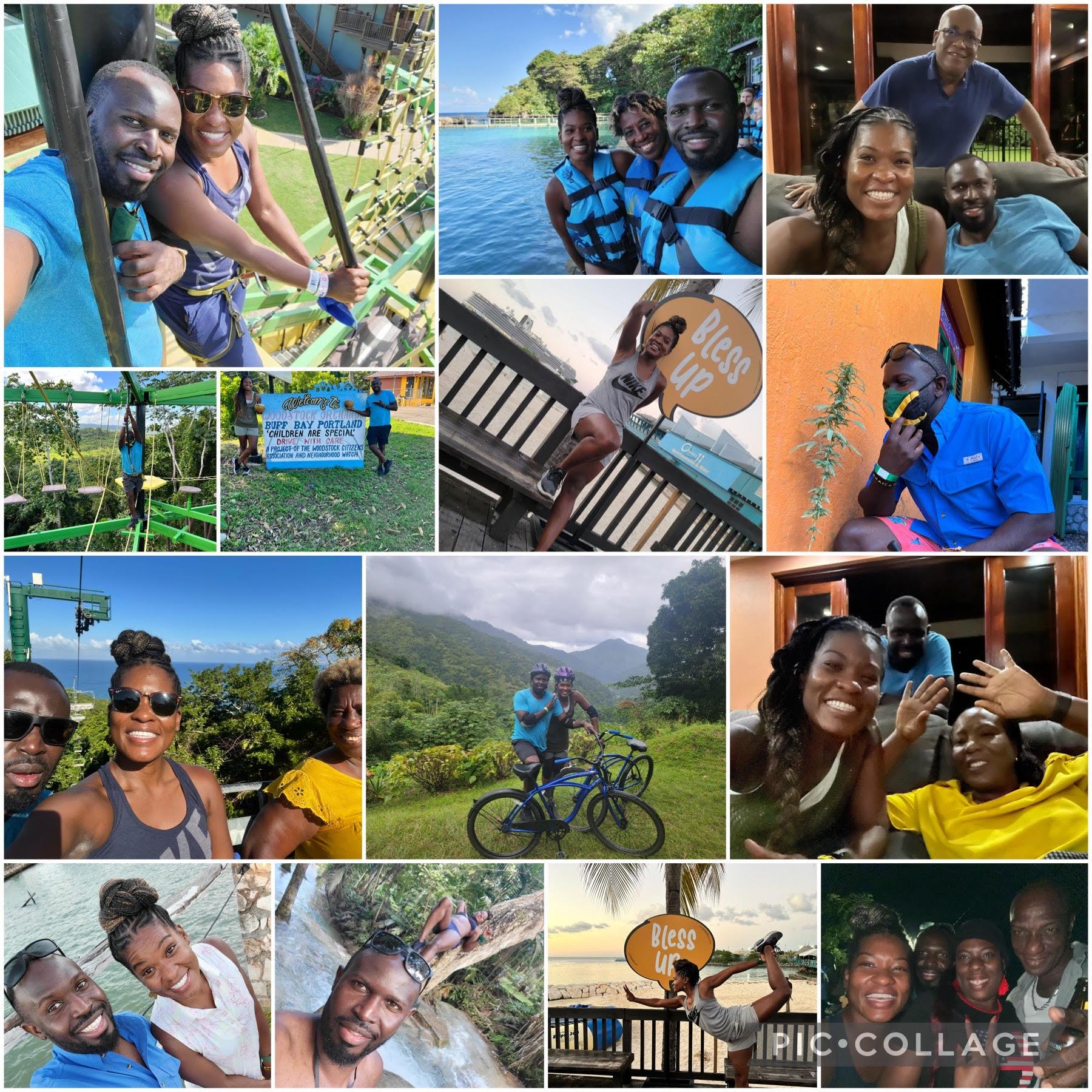 Jamaica 2022. Eric visited Trudy's island of birth for adventure, fun, friends, and family!