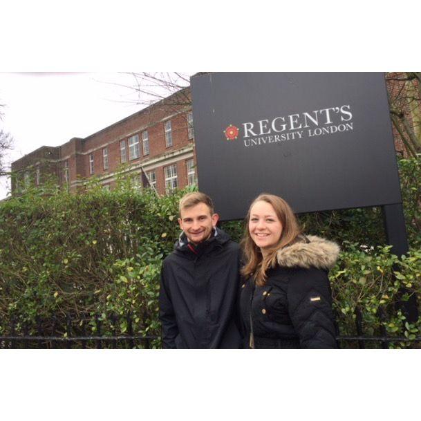 Showing family our school, London - April 2018