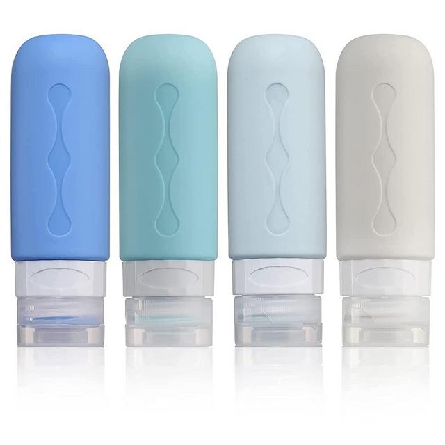 Gemice Travel Bottles for Toiletries Tsa Approved Travel Size Containers BPA Free Leak Proof Travel Tubs Refillable Liquid Travel Accessories for Cometic Shampoo and Lotion Soap