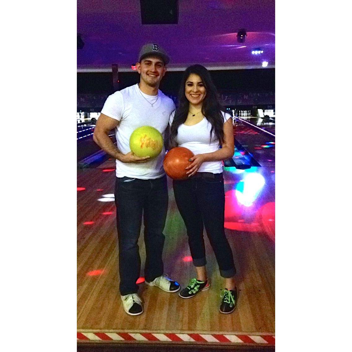 Bowling used to be one of our favorite things to do on dates