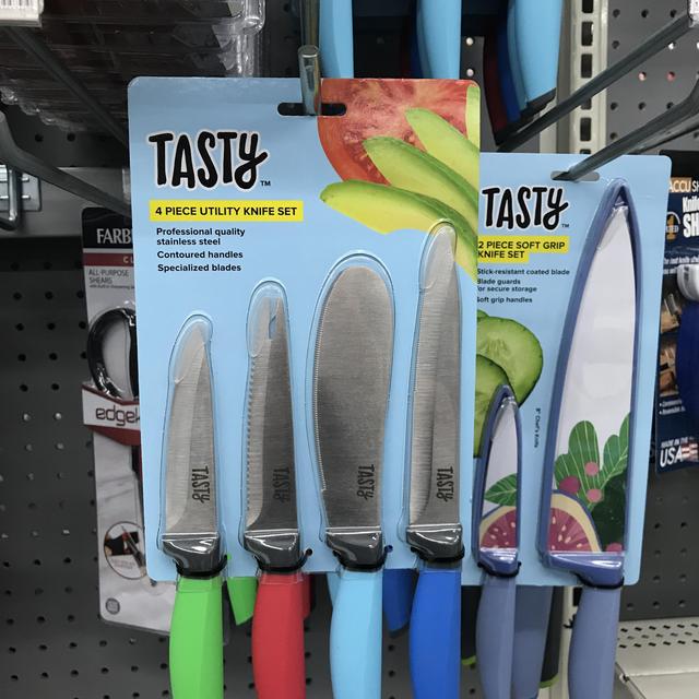 4 piece utility knife set.   @ Walmart