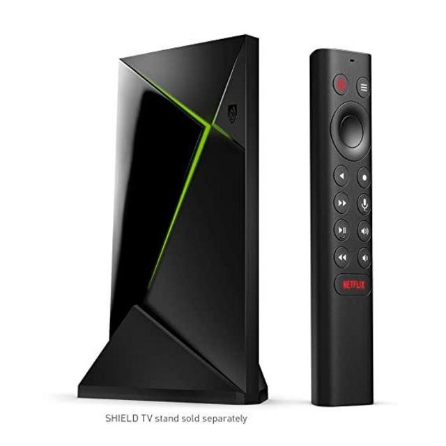 NVIDIA SHIELD Android TV Pro 4K HDR Streaming Media Player; High Performance, Dolby Vision, 3GB RAM, 2x USB, Works with Alexa