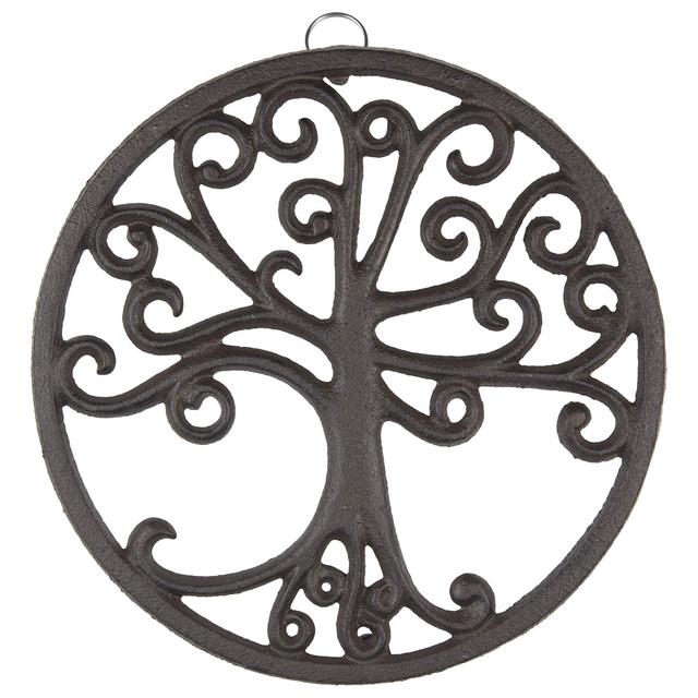 Cast Iron Trivet, Tree of Life