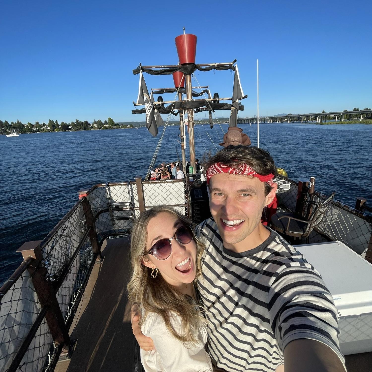 Celebrating Daniel’s 30th birthday, pirate style!