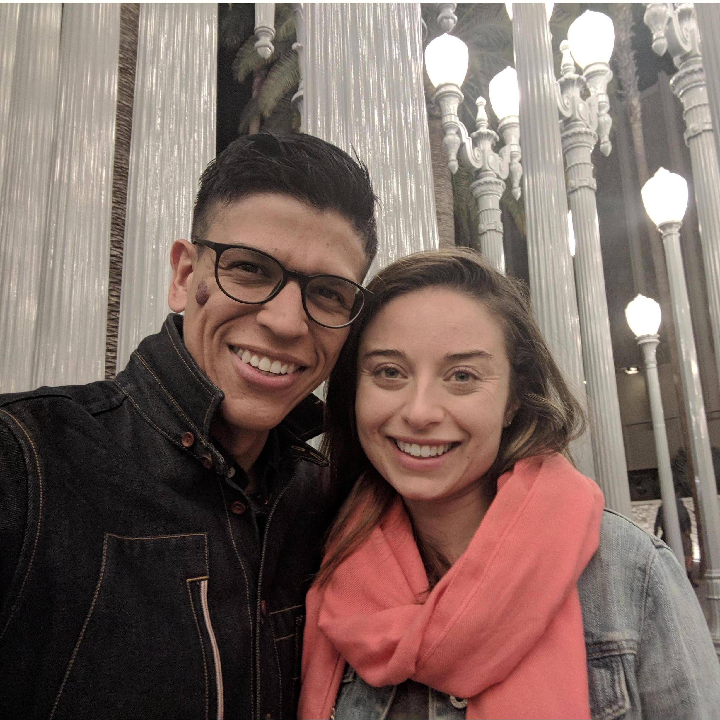 Visiting LA while Adrian performed Don Giovanni.