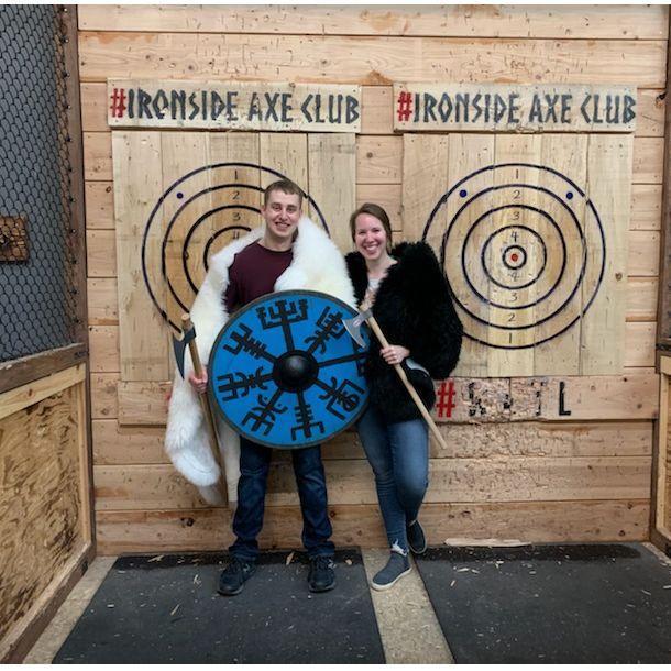 and ax throwing...