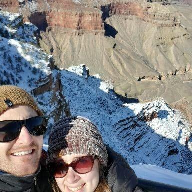 Took a stopover in the Grand Canyon to rest from driving across the country to move Shane. There was so much snow, we were lucky to make it!
