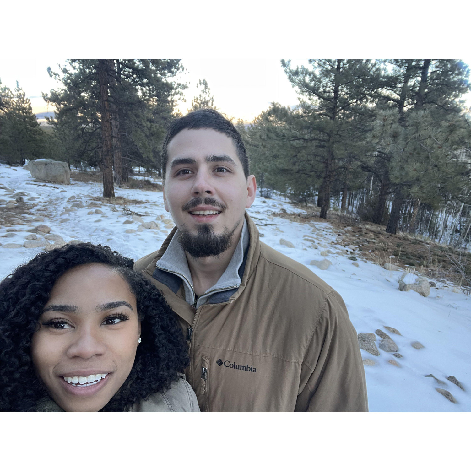 This is from our snowboarding trip to Colorado. We try to take a trip at least once a year to go snowboarding.