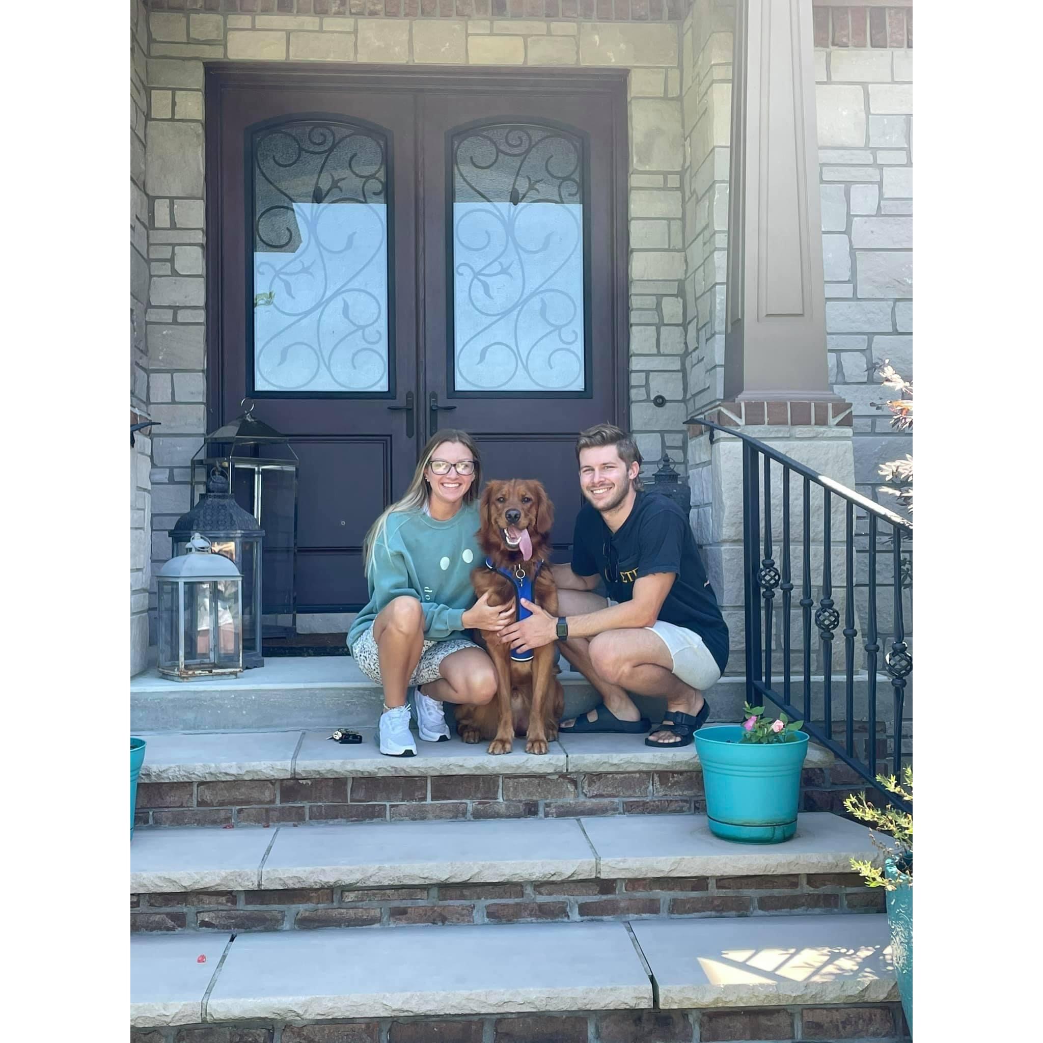 Bringing Hunter home