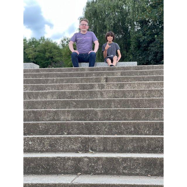 Andrew and James at Crystal Palace Park