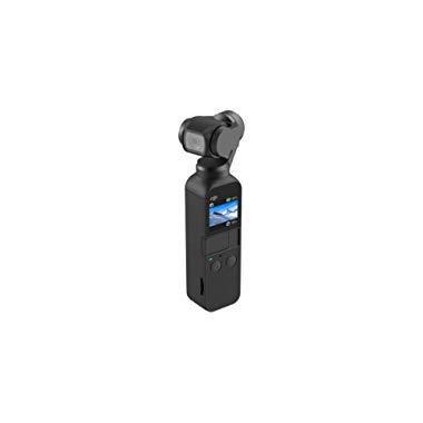 DJI Osmo Pocket Handheld 3 Axis Gimbal Stabilizer with integrated Camera, Attachable to Smartphone, Android (USB-C), iPhone