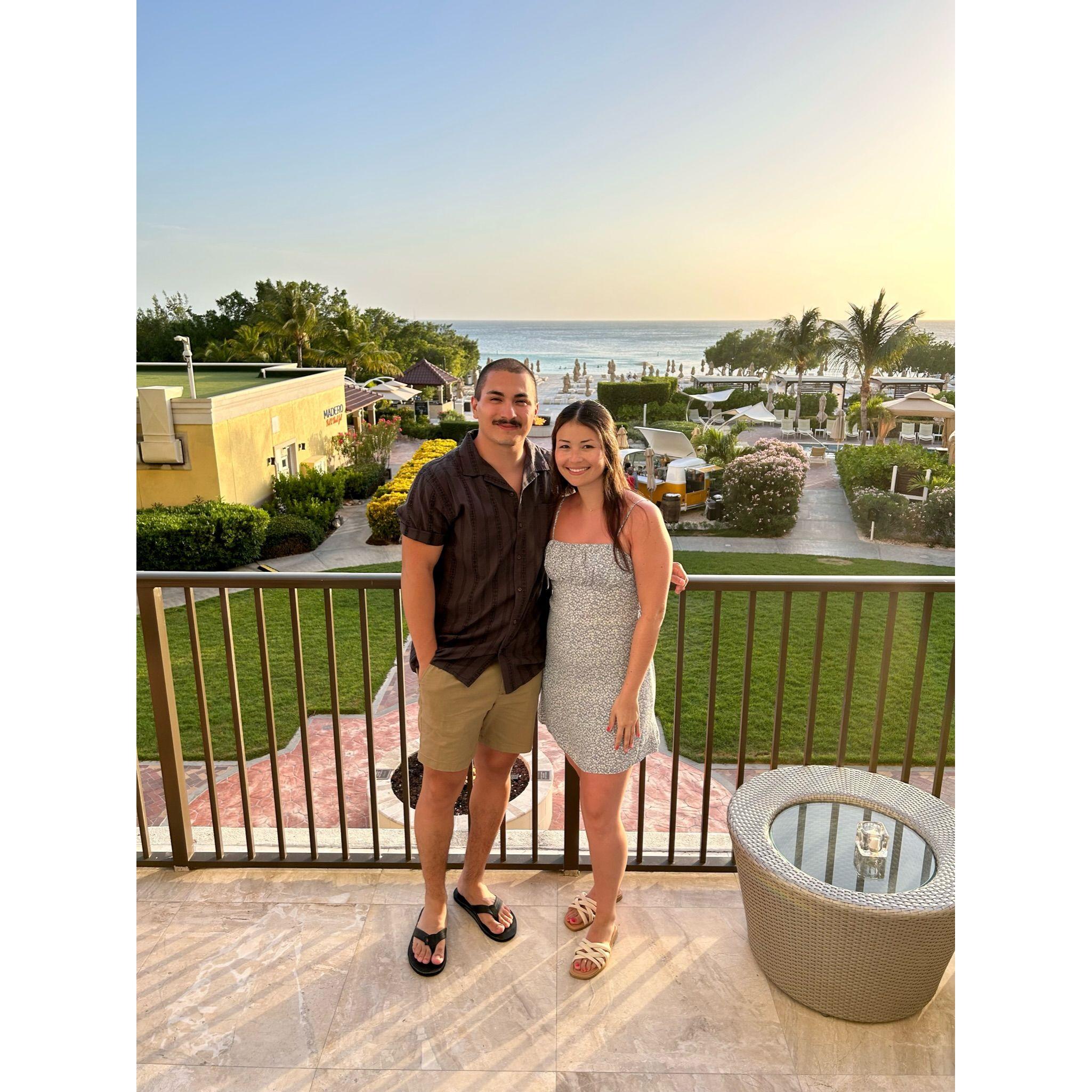 Maddy's work award trip to Aruba!