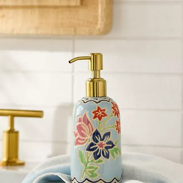 Printed Ceramic Soap Dispenser