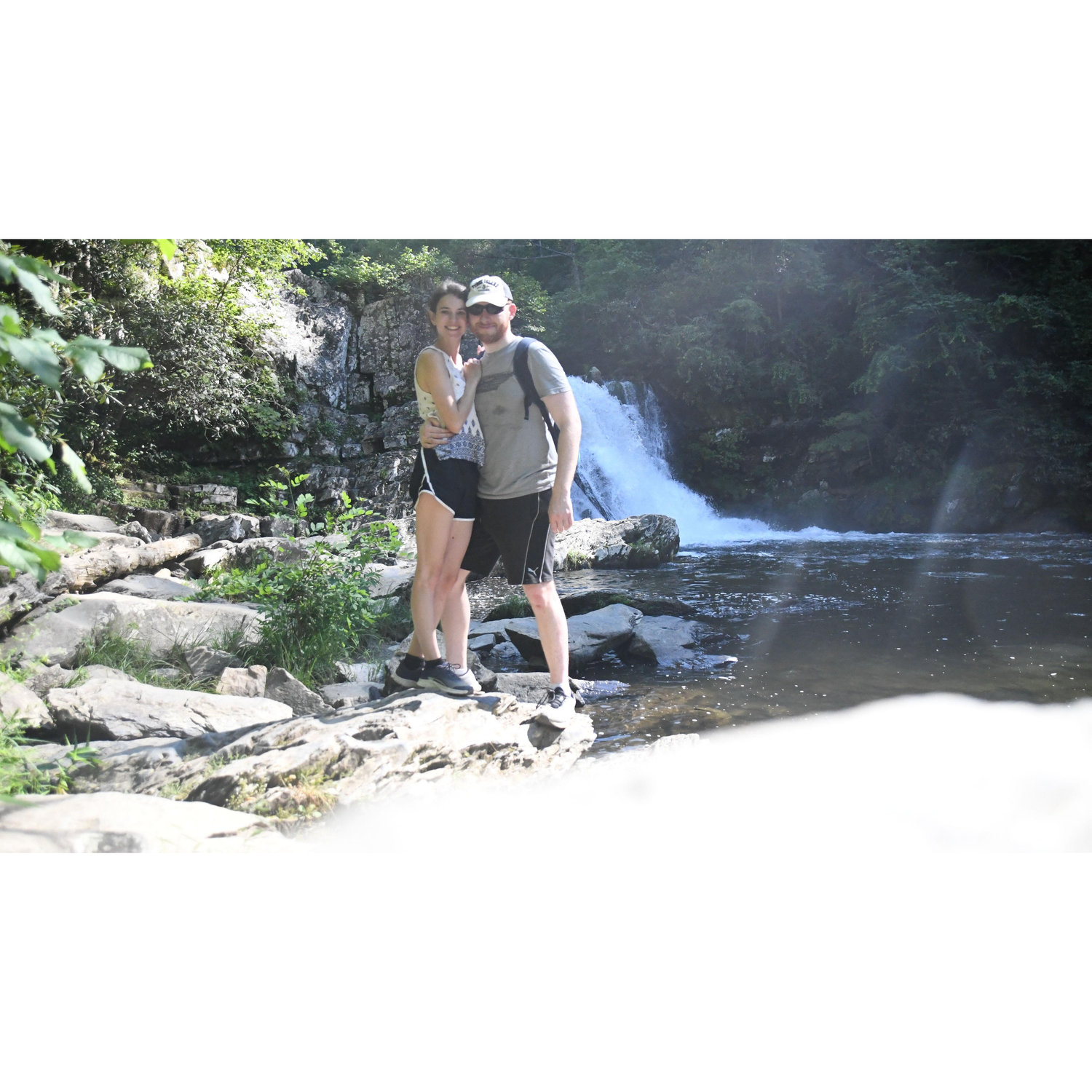 Abram's Falls. Where we got engaged!