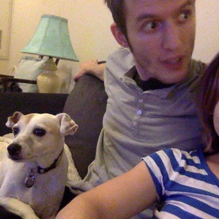 November 14, 2016: Trying to get Syb to look at the camera for a family portrait!