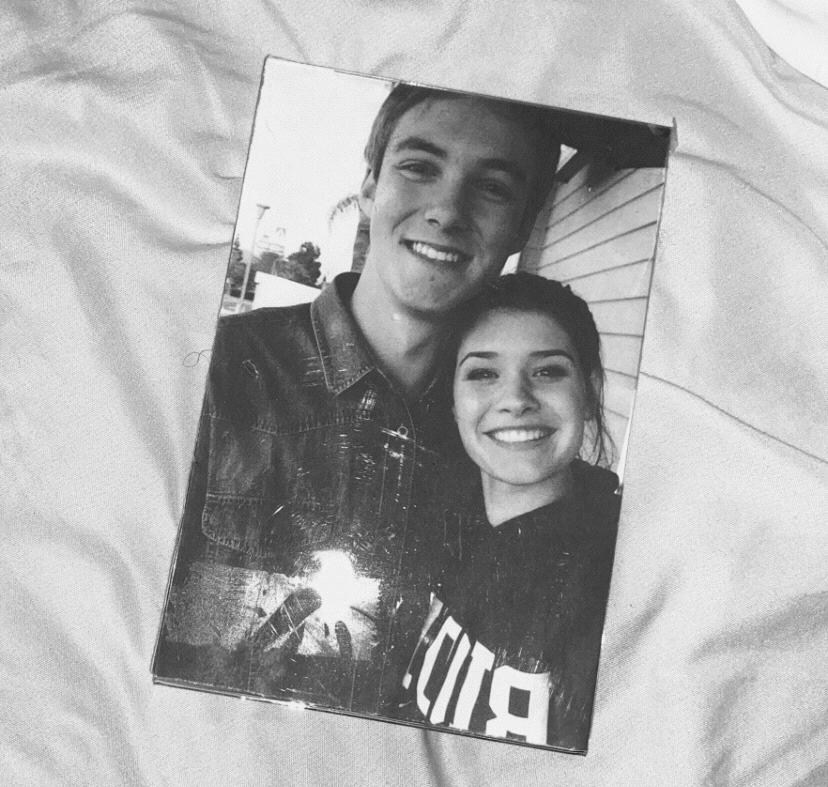 Our first photo as boyfriend and girlfriend; January 21, 2016