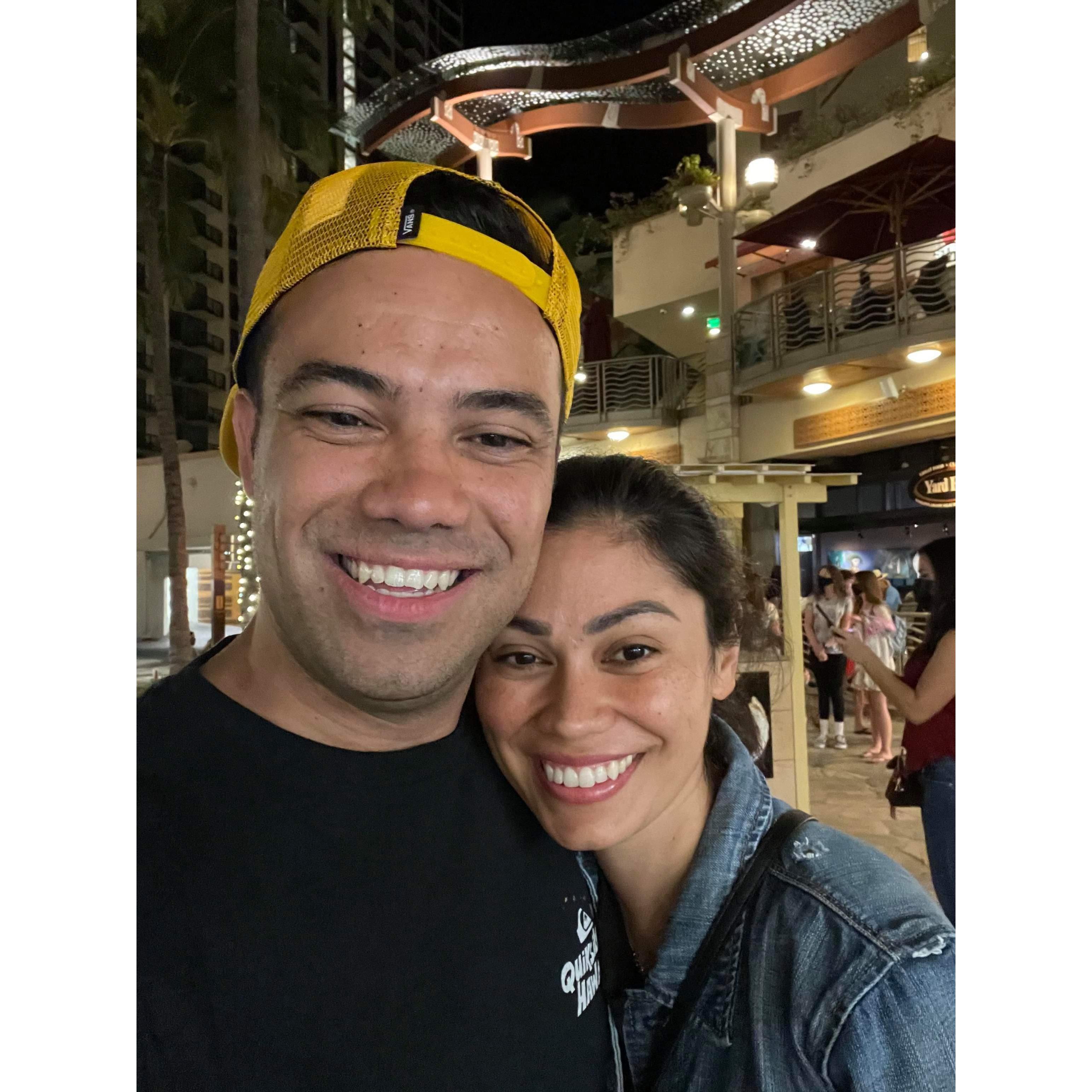 Waikiki with the family...