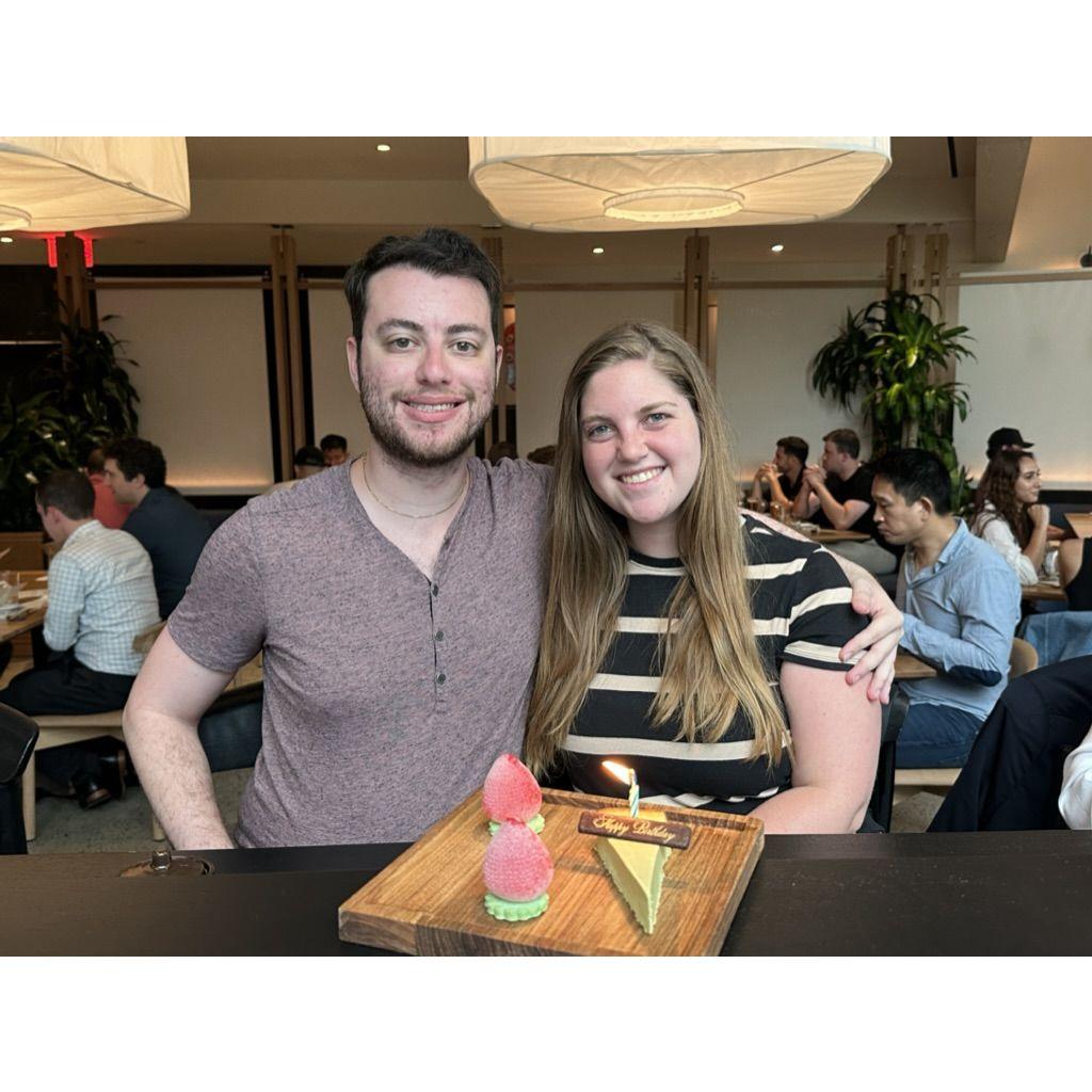 Drew's second birthday with Elana at a Japanese restaurant. Can you tell we like sushi yet?