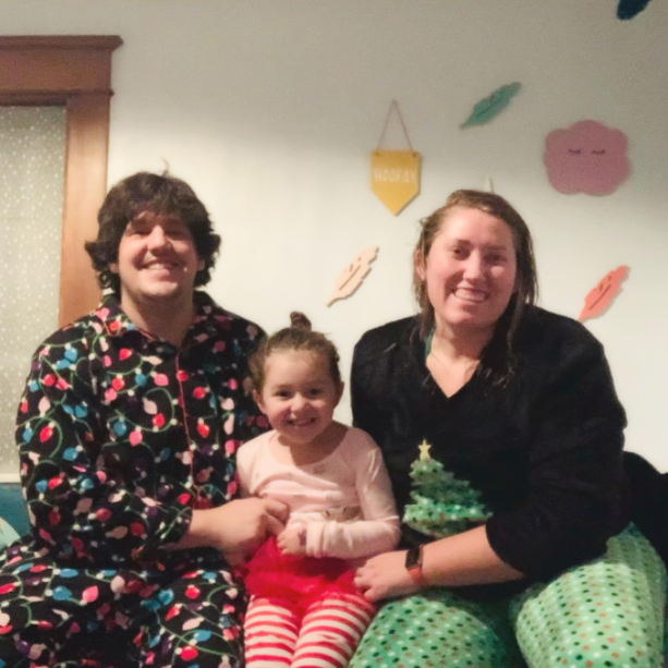 Our first Christmas as a family :)