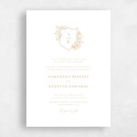 Wedding Invitation - Serrano Portrait