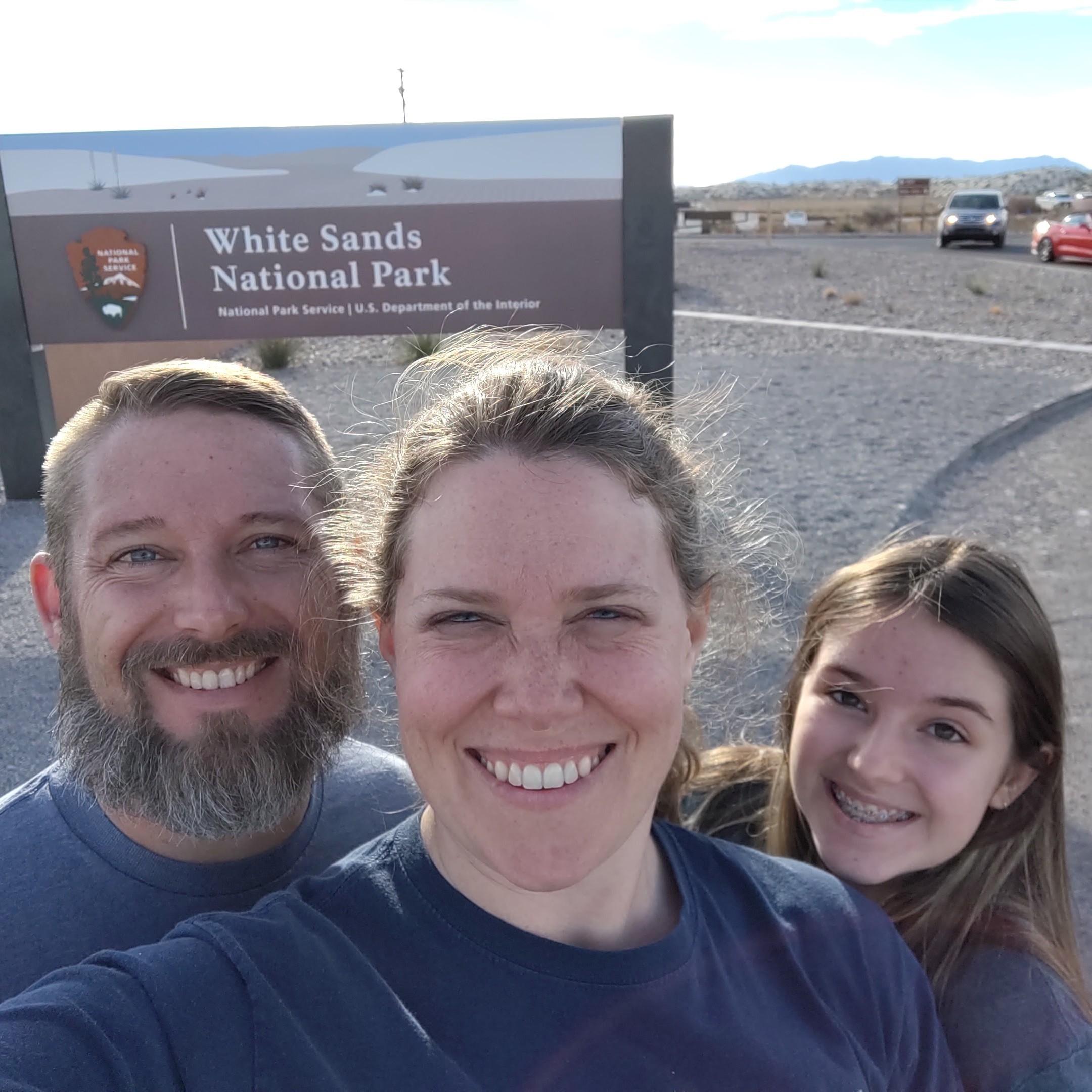 December 2020 - a day trip to White Sands National Park in New Mexico over Christmas break.