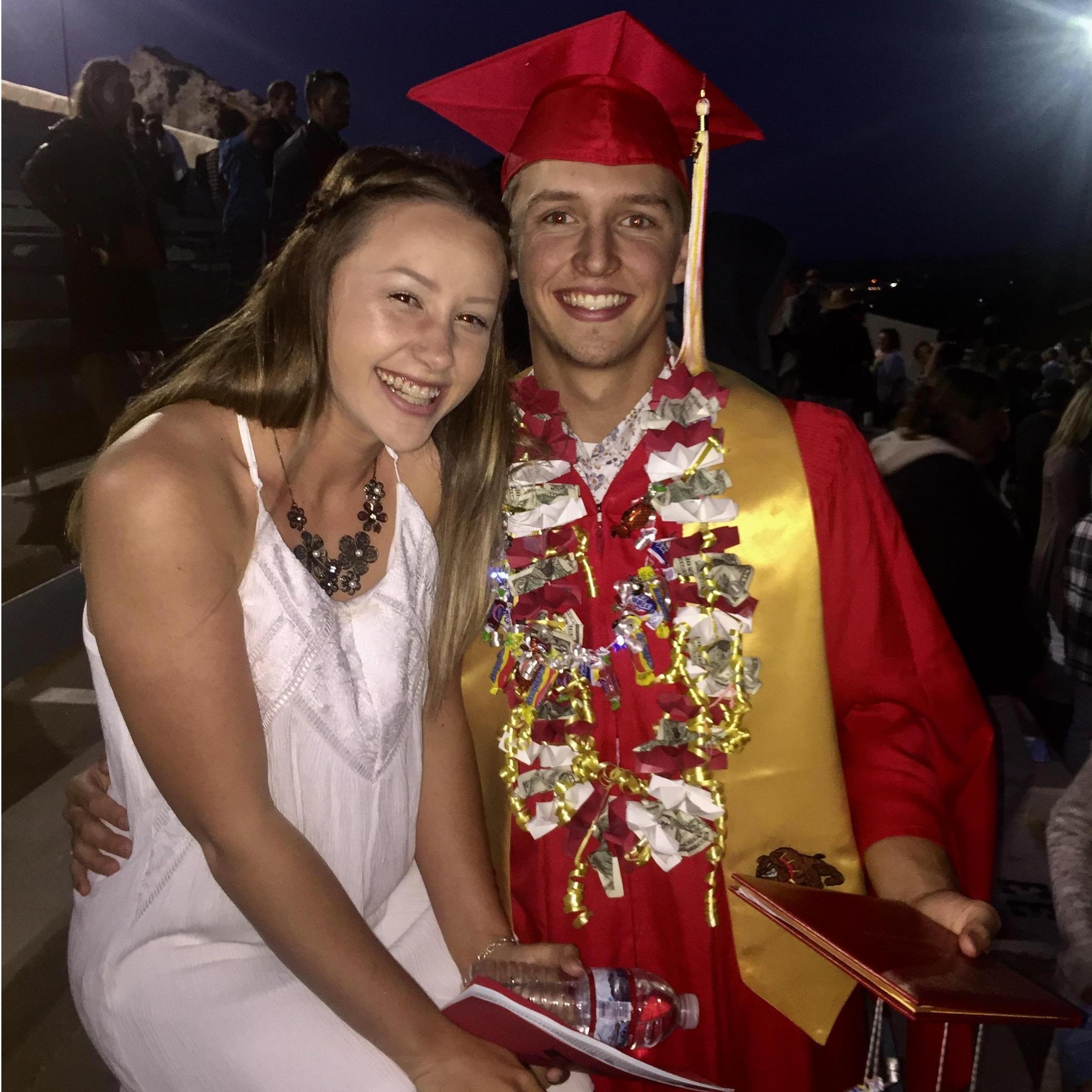 Dustin's High School graduation.
