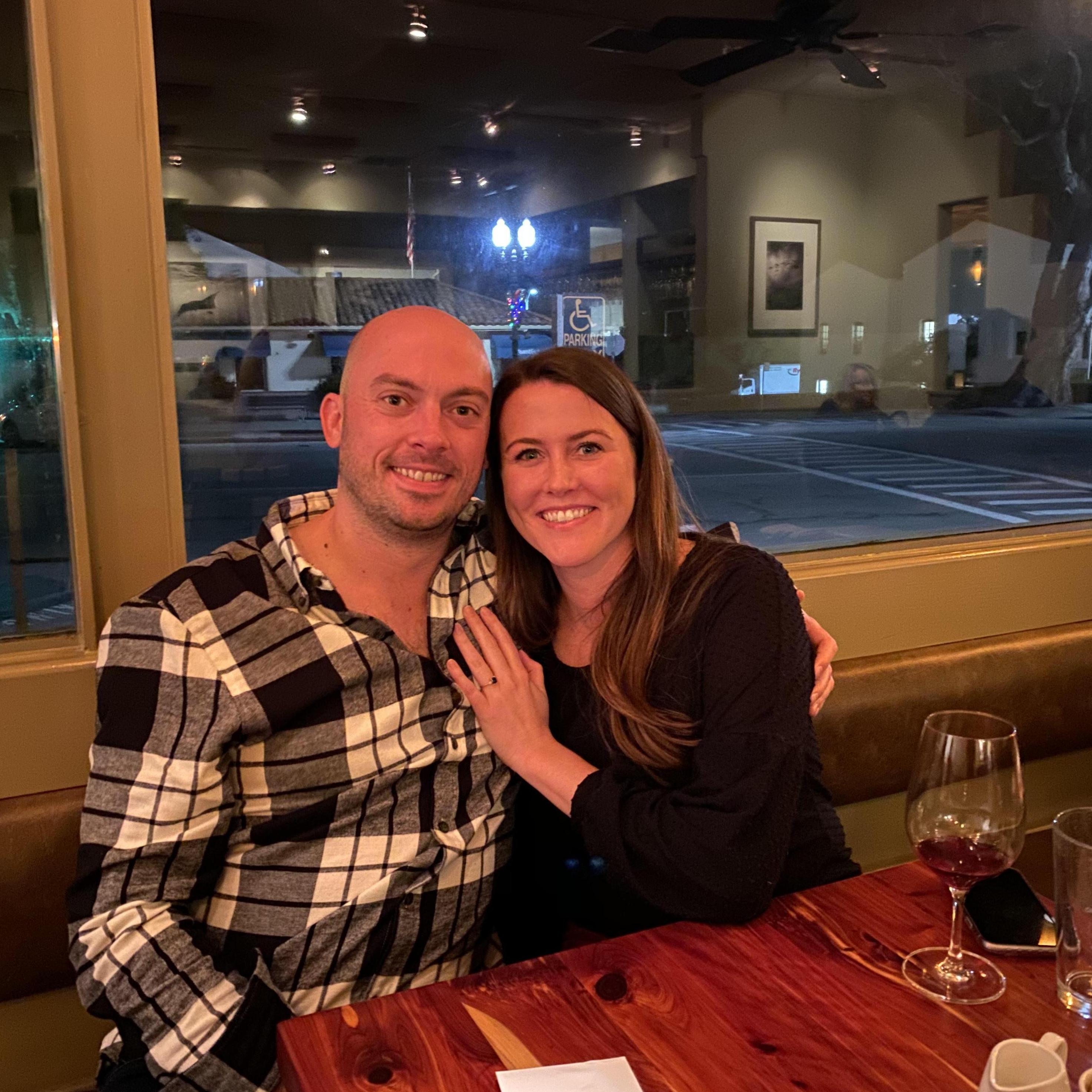 Engagement Dinner - Monterrey, CA - Dec 2019