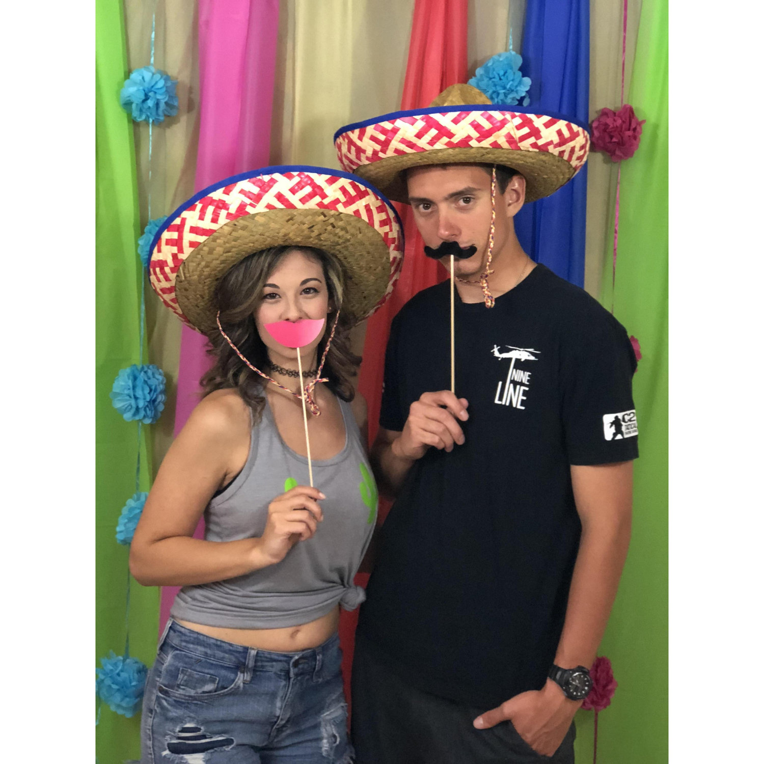 Cinco de Mayo theme birthday party. May 2018.